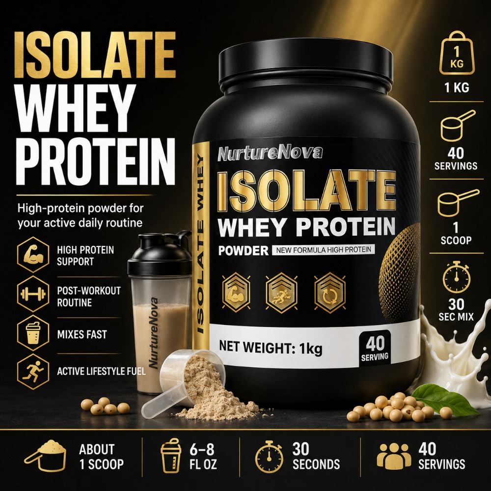 Nutrition Workout - NurtureNova Proteína de Suero Aislada en