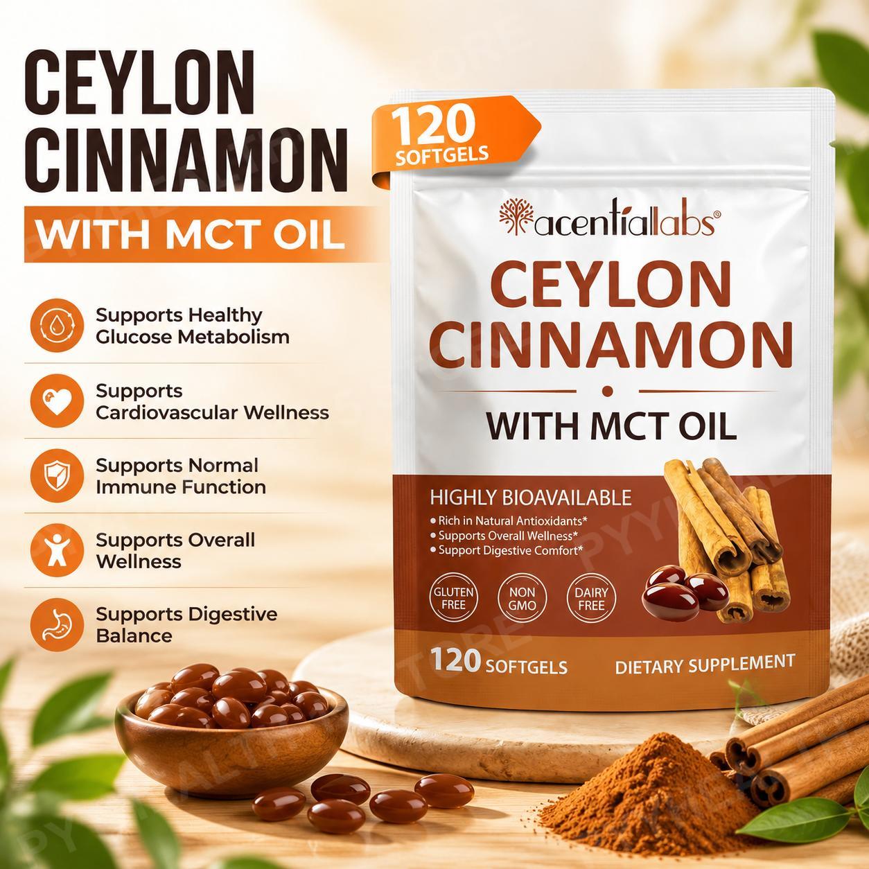 Mct Oil Coconut - Canela de Ceilán con Aceite MCT