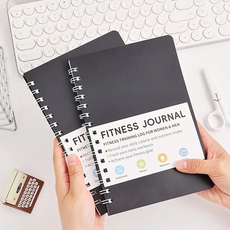 Fitness Nutrition Journal - Cuaderno de Fitness, Planificador Diario de