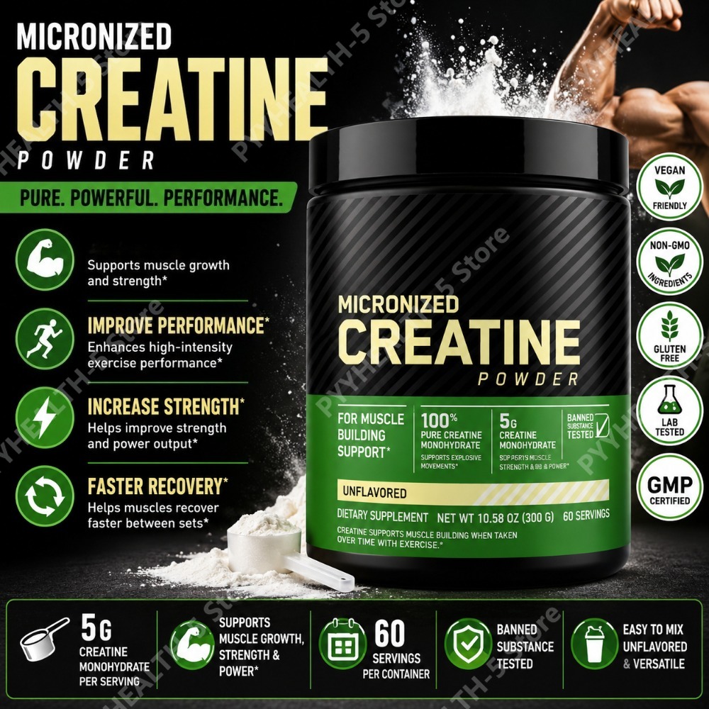 Nutrition Workout - Creatina Monohidrato en Polvo Sin Sabor