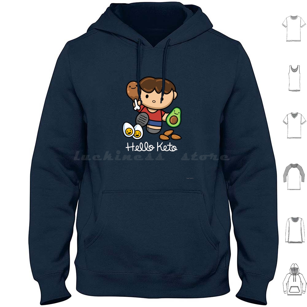 Nutrition Workout - Sudadera con Capucha Hello Keto de
