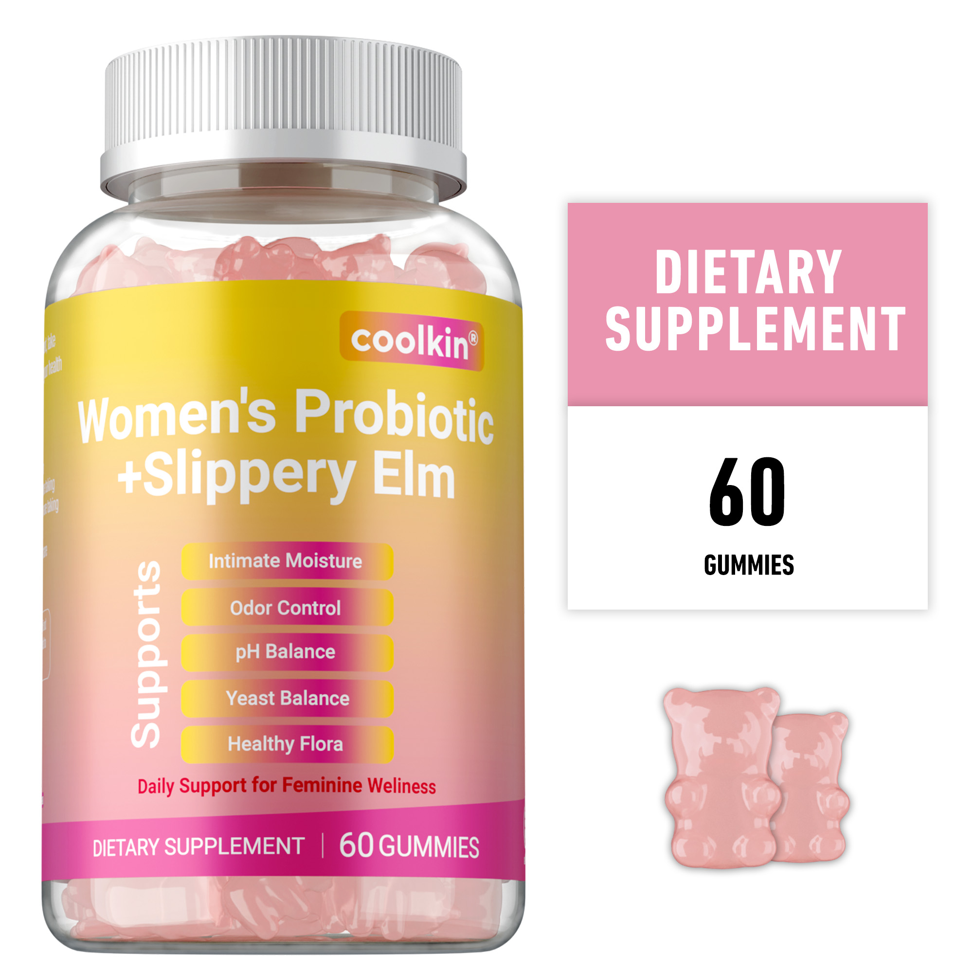 Probiotics Women Health - Probiótico para Mujeres + Olmo Resbaladizo