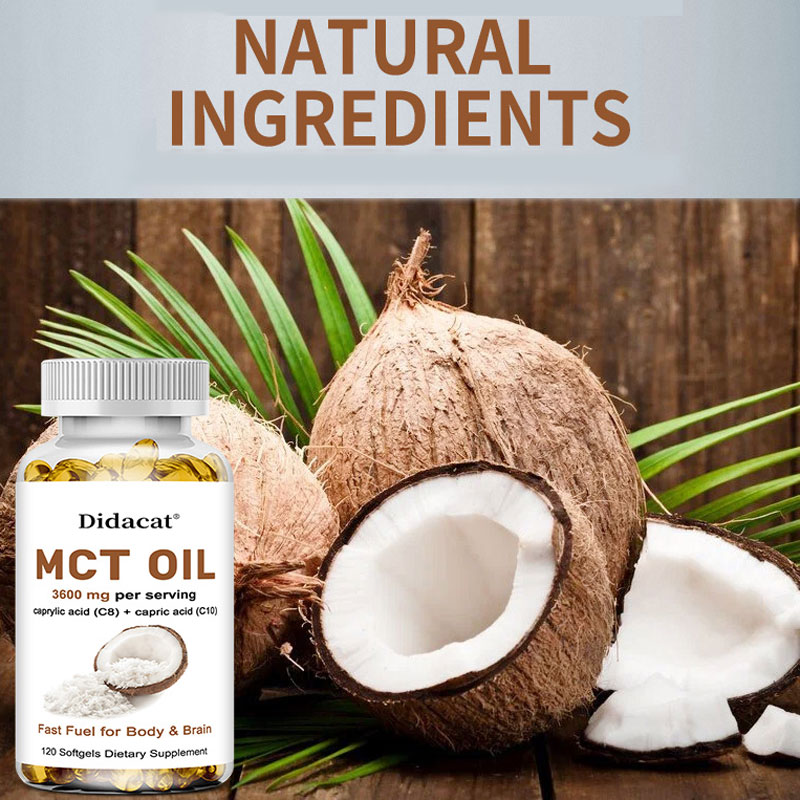 Cápsulas de aceite puro MCT 30 - Mct Oil Coconut reseña y precio