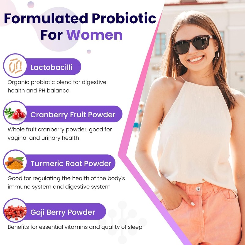 Probióticos vaginales femenino - Probiotic 60 Billion reseña y precio