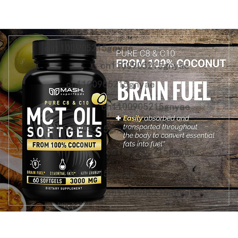 Aceite MCT 3600 Mg C8 C10 Cáps - Mct Oil Coconut reseña y precio