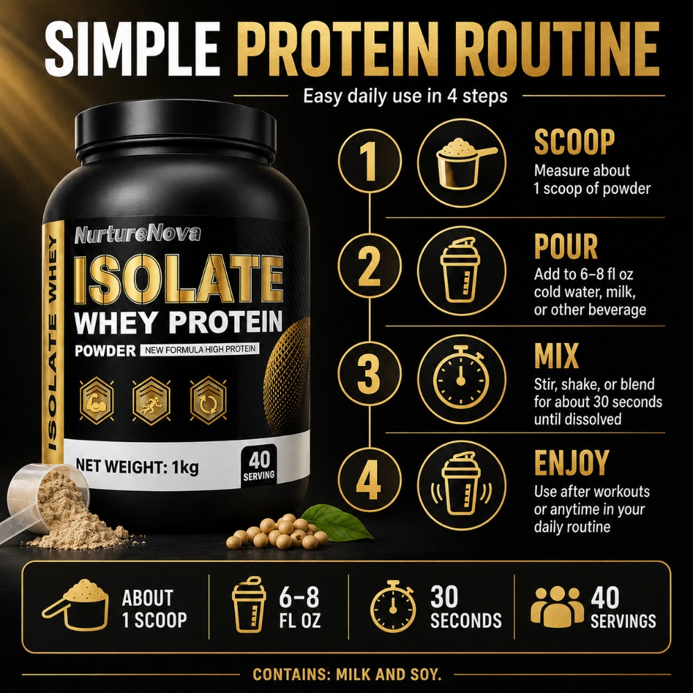 NurtureNova Proteína de Suero  - Nutrition Workout reseña y precio