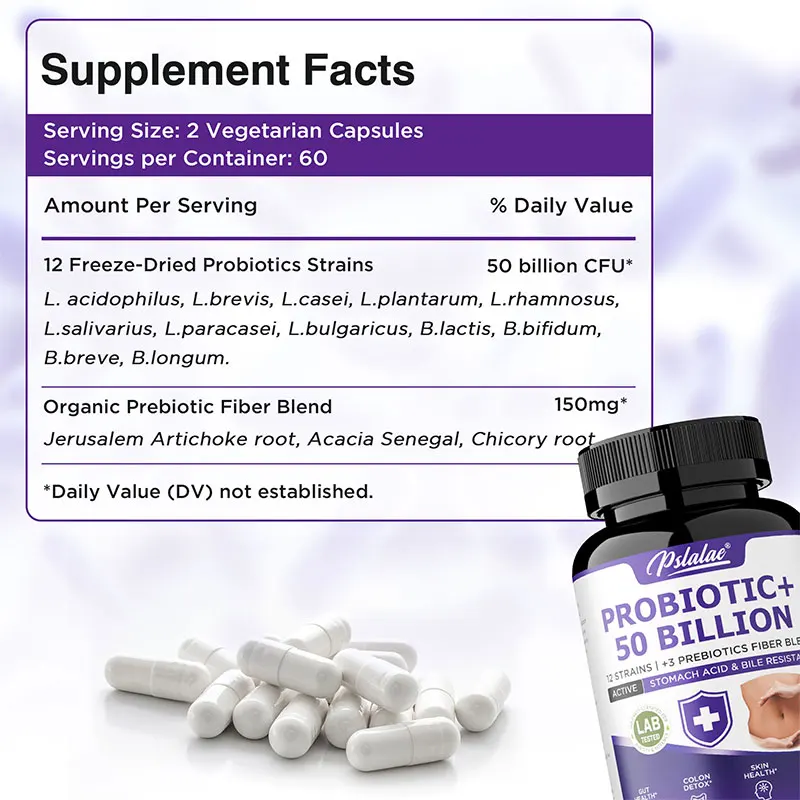 Probiótico 50 Mil Millones - M - Probiotic 60 Billion reseña y precio