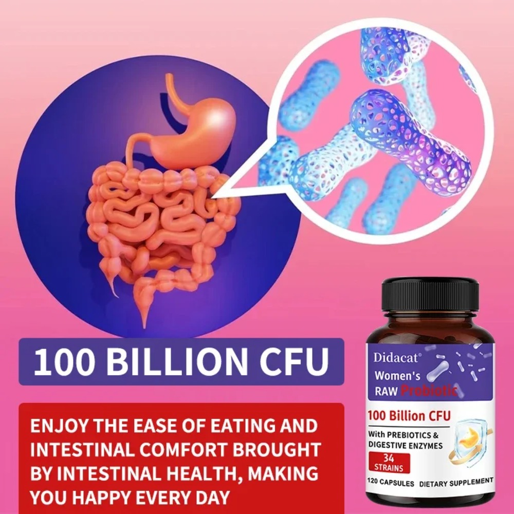 Probióticos Crudos para Mujere - Probiotic 60 Billion reseña y precio