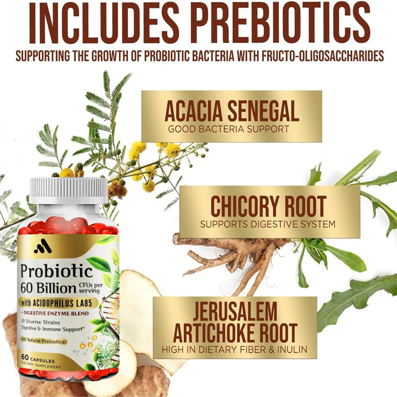 Cada Porción Contiene 60 Mil M - Probiotic 60 Billion reseña y precio