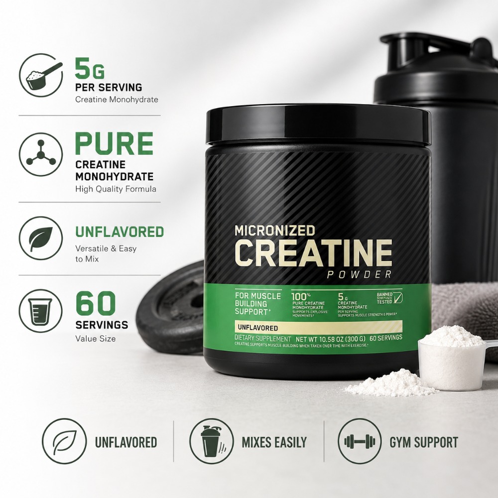 Creatina Monohidrato en Polvo  - Nutrition Of Fitness reseña y precio