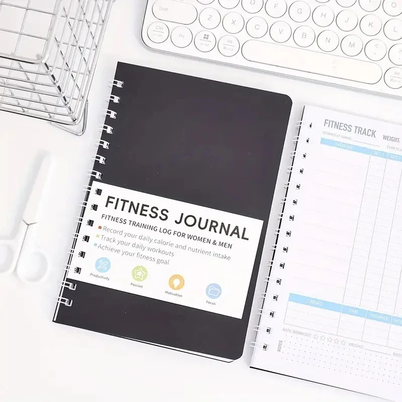 Cuaderno Espiral para Planes D - Fitness Nutrition Journal reseña y precio