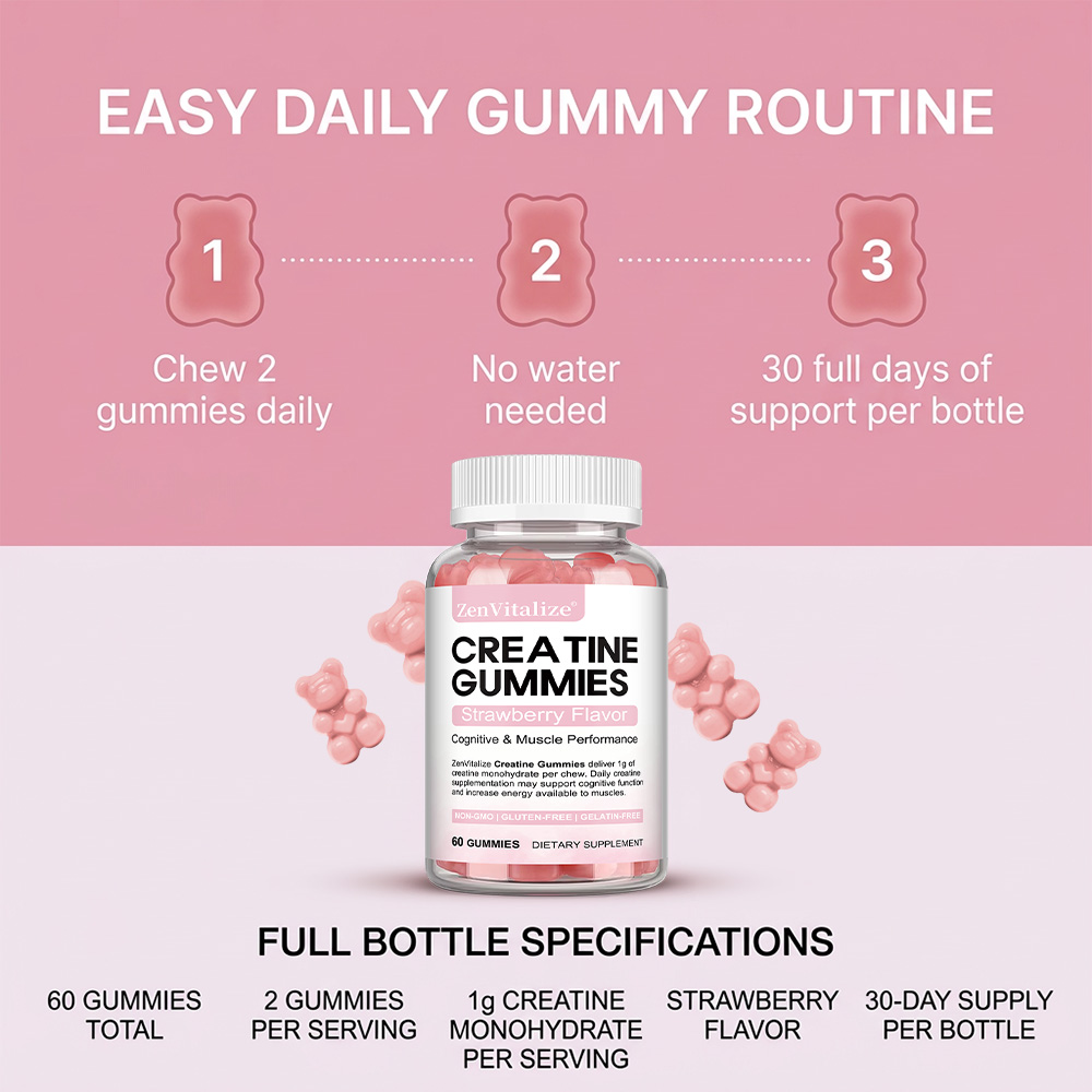 Gomitas de Creatina, Suplement - Nutrition Workout reseña y precio
