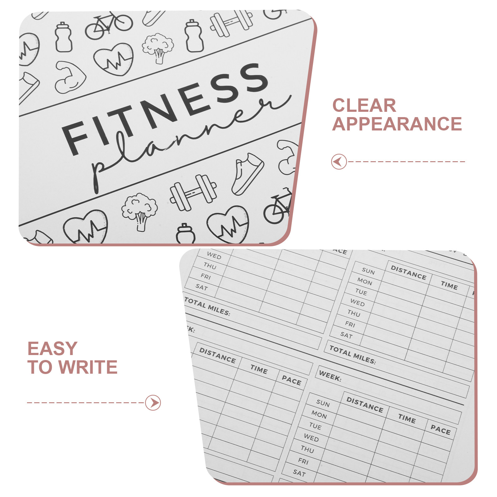 Diario de Fitness 11.7 X 8.5,  - Nutrition Workout reseña y precio