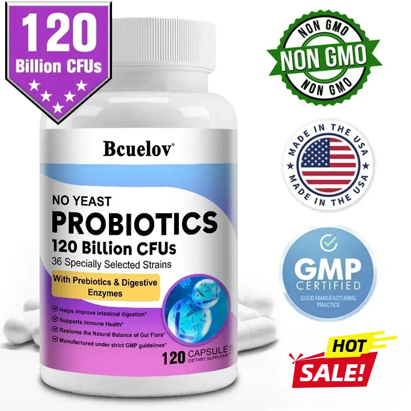 Probióticos de salud digestiva - Probiotic 60 Billion reseña y precio