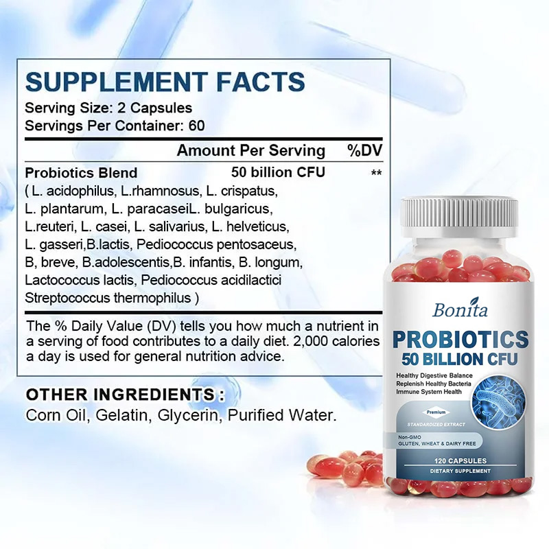 50 Mil Millones de Cápsulas Pr - Probiotic 60 Billion reseña y precio